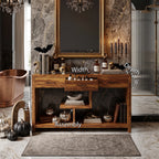 Skull Bathroom Console Table