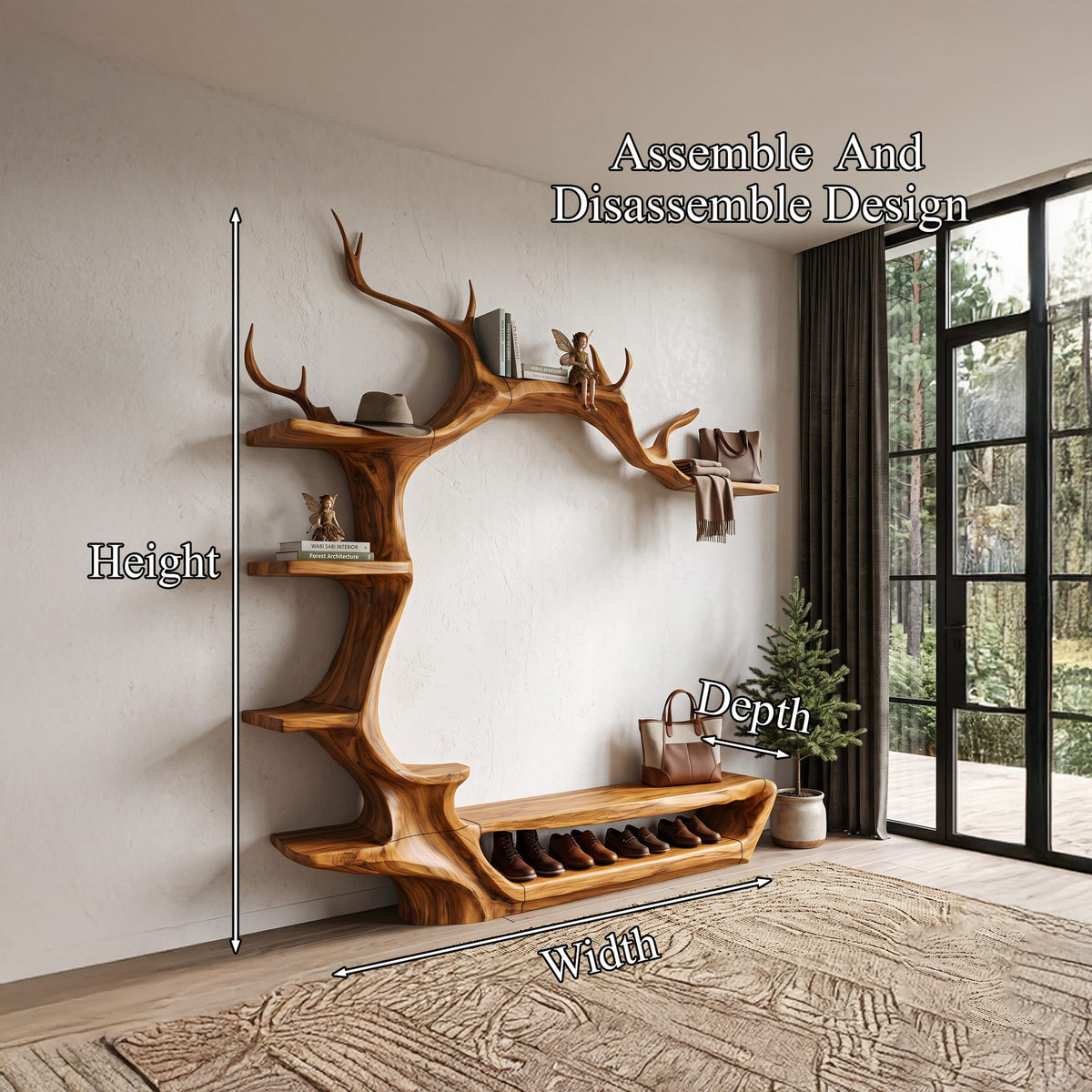 Tree Shoe Bench