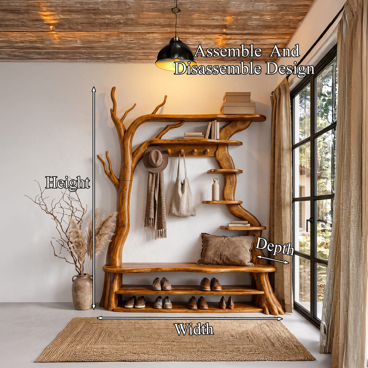 Storage Organizer Bench