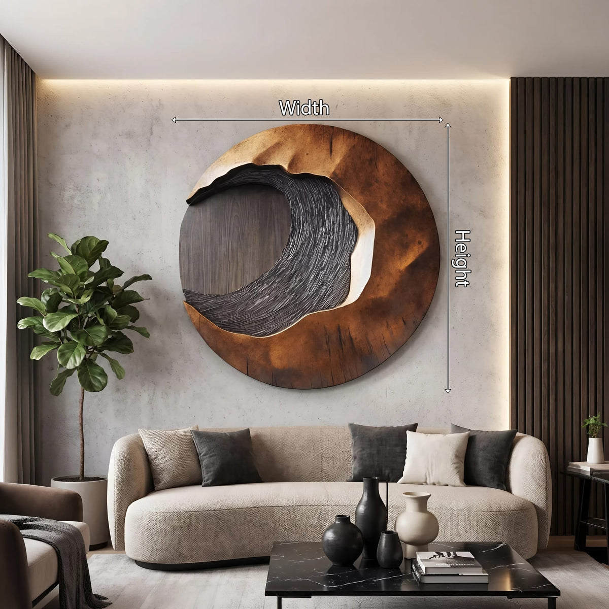 Geometric Entryway Wall Art