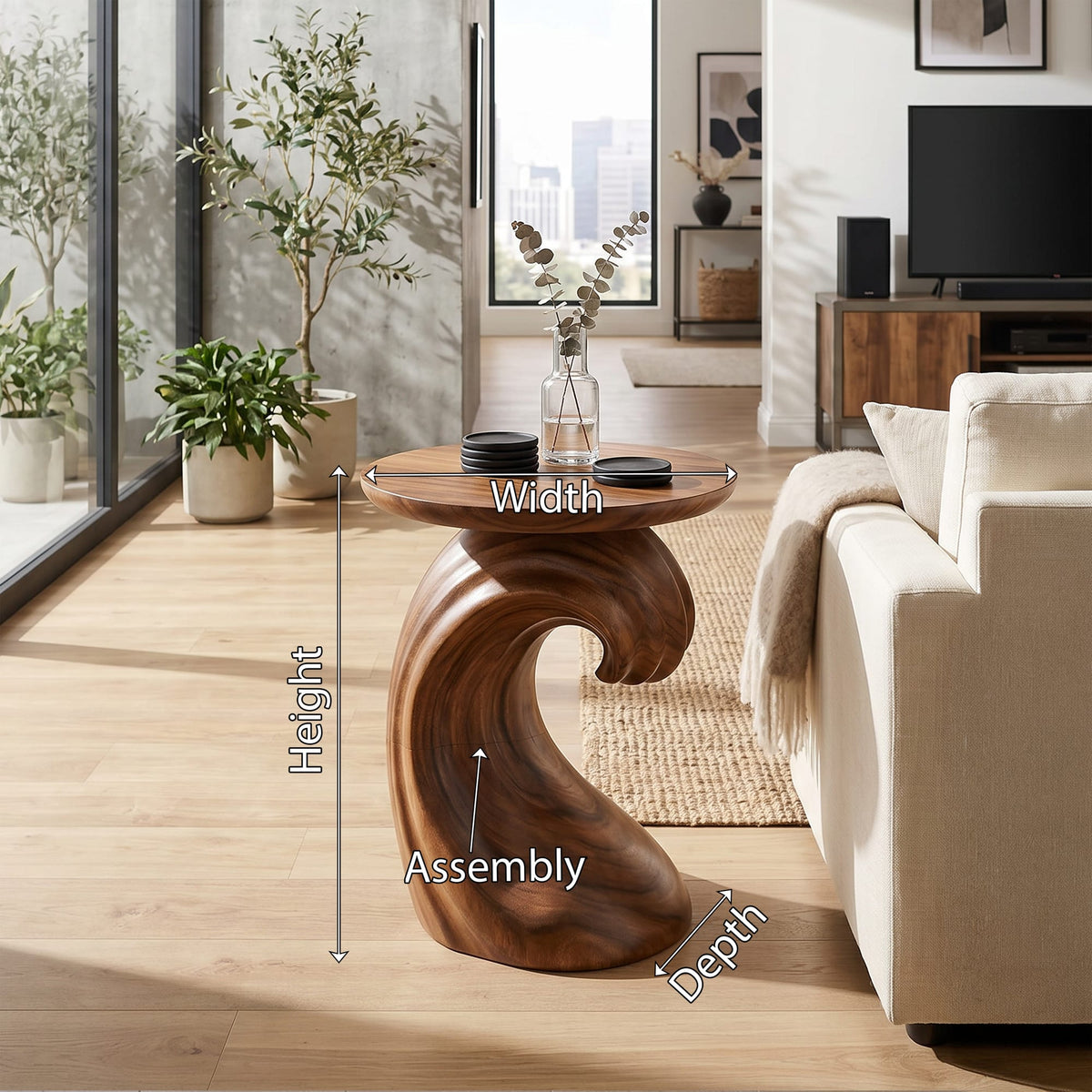 Tree Base Side Table