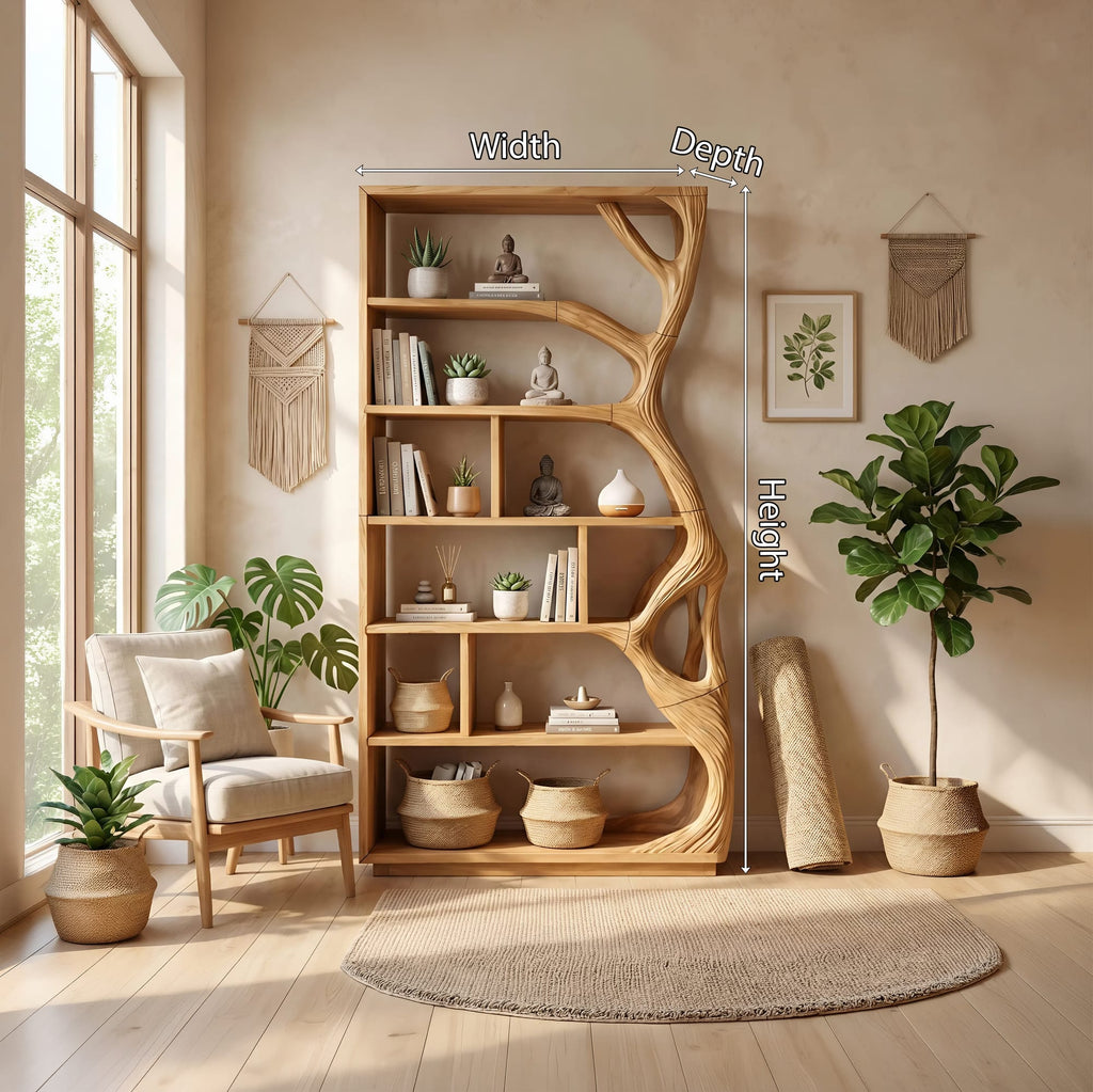 Geometric Contemporary Bookshelf