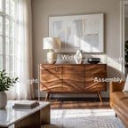 Curved Modern Sideboard