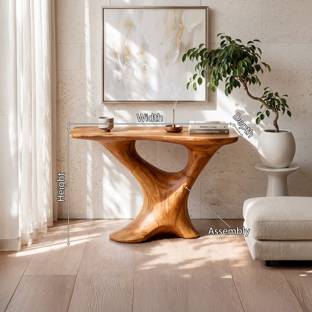 Farmhouse Foyer Table Entryway Decor, solid wood, built to order