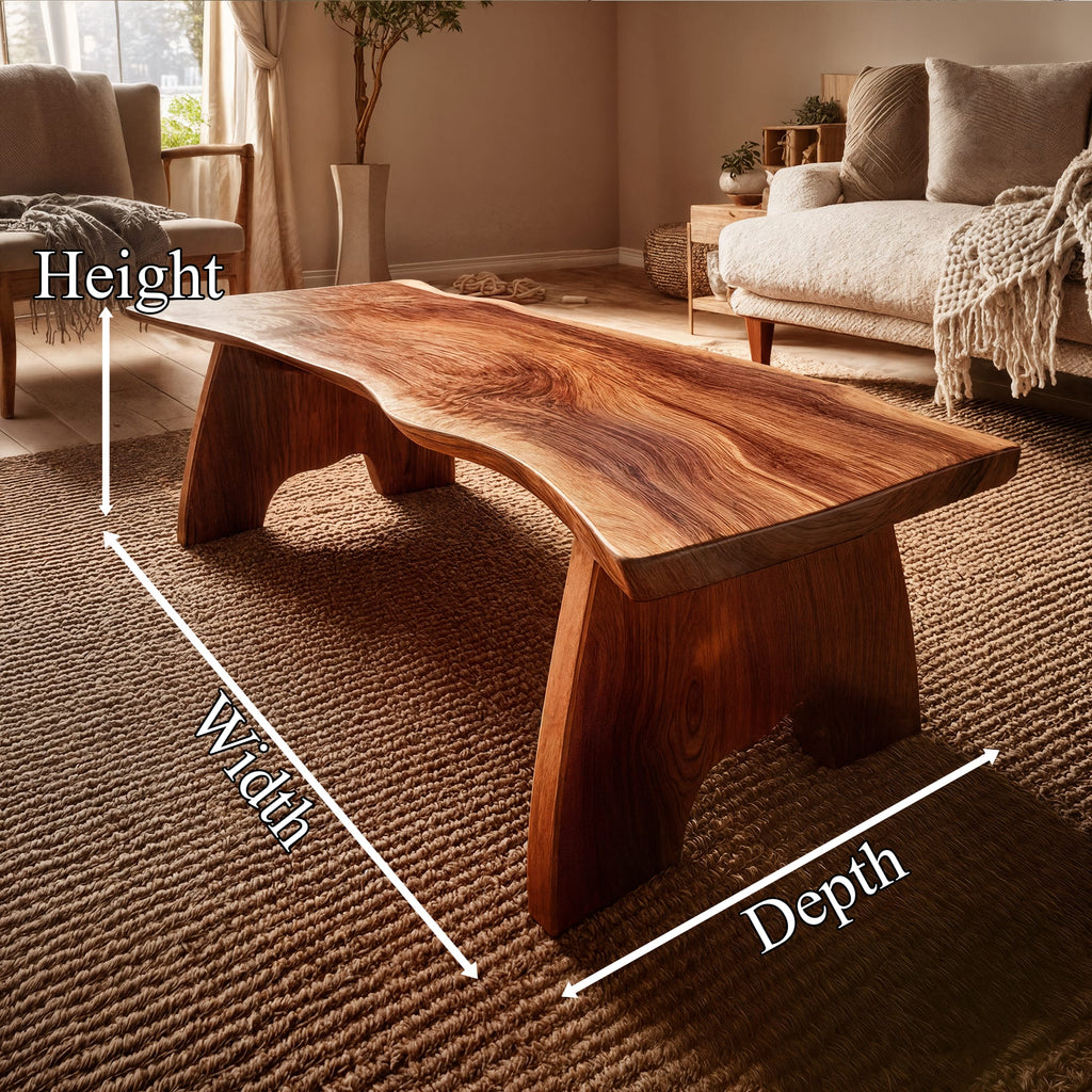 Live Edge Organic Coffee Table