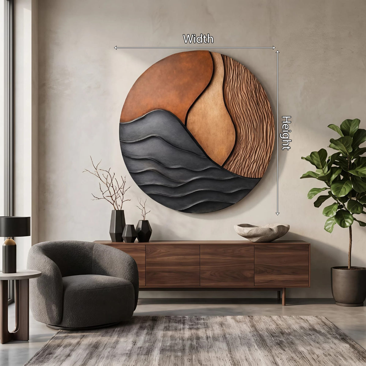 Mid Century Block Wall Art