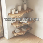 Sculptural L-shelf Floating Shelf