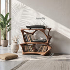 Farmhouse Media Stand Entryway Decor Charm, solid wood, built to order