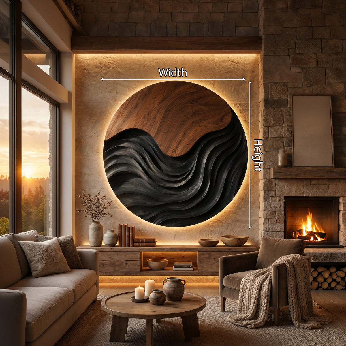 Waiting Mid Century Wall Art