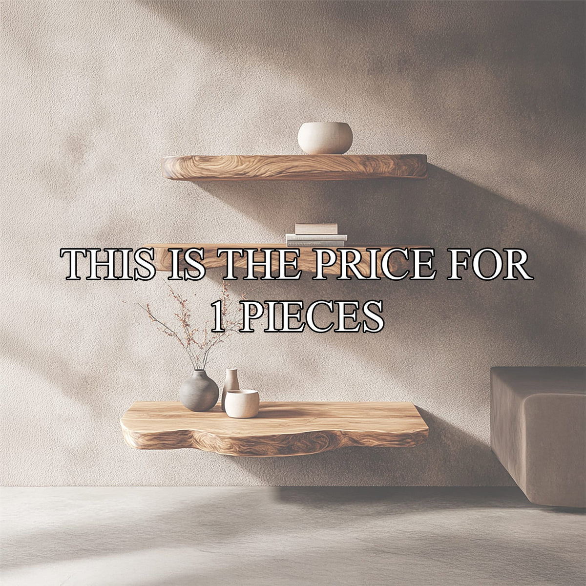 Nature Floating Wall Shelf