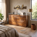 Organic Ripple Dresser, solid wood, built to order, view 8