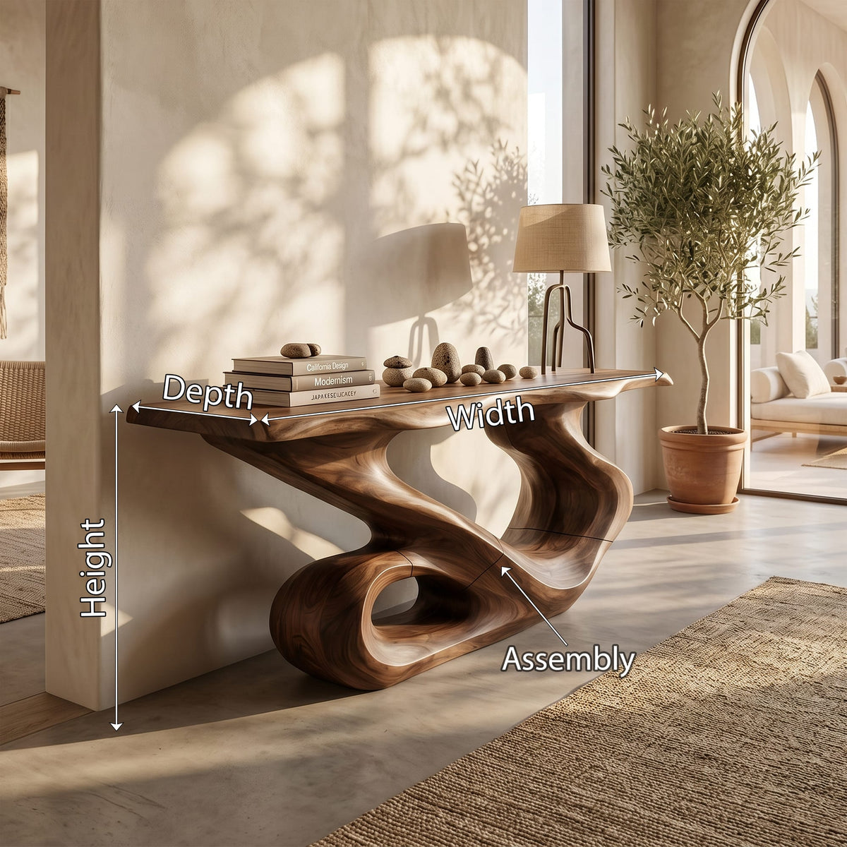 Live Edge Residence Console Table