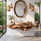 Floating Towel Bath Shelf