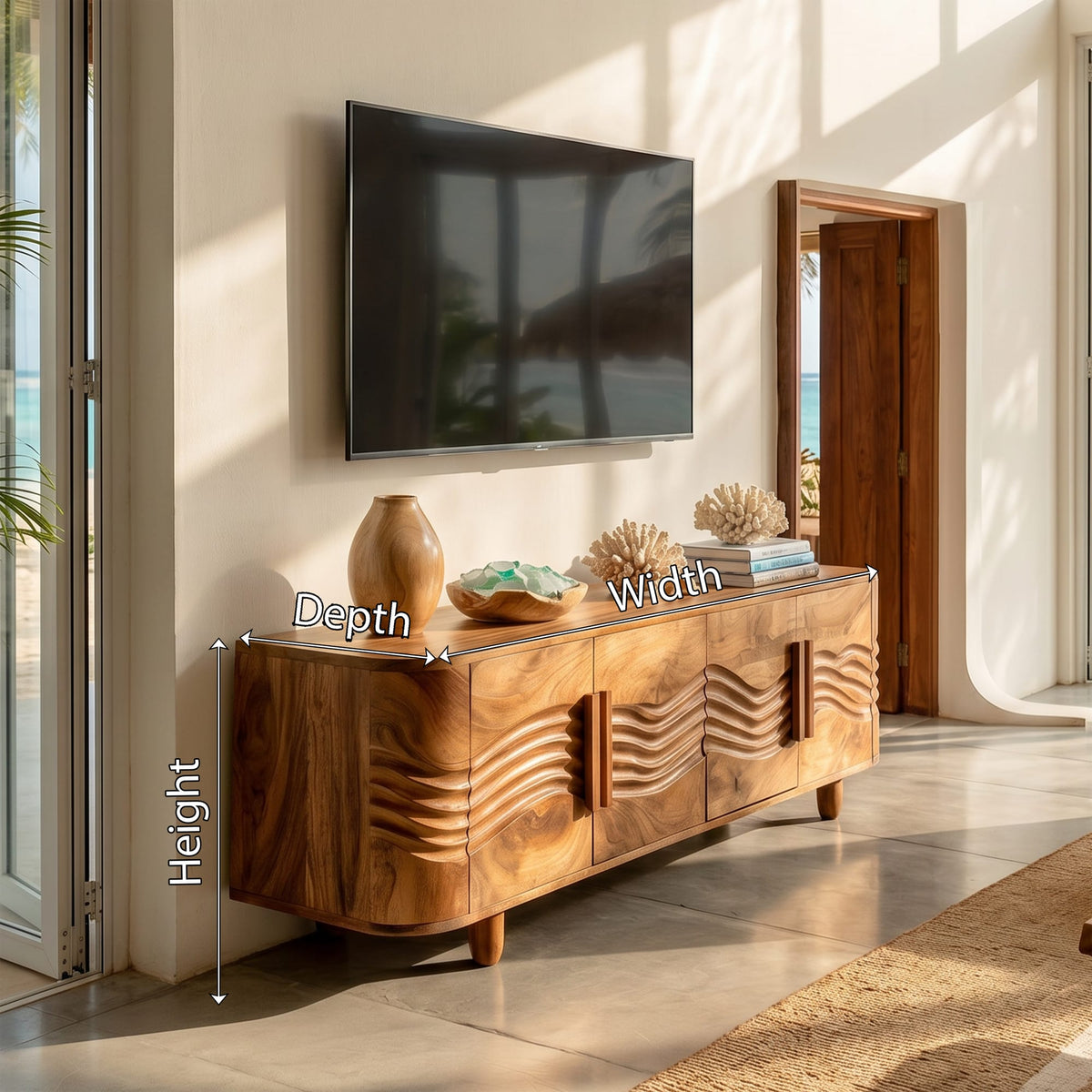 Minimal Wall-mounted TV Cabinet