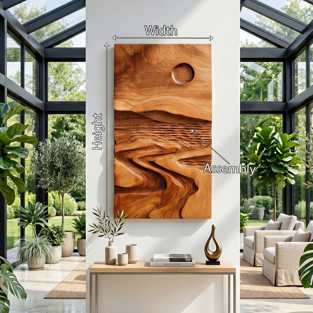 Grain Wave Wall Art
