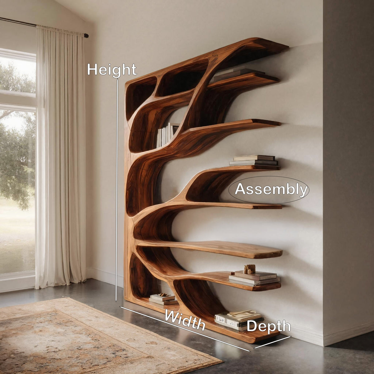Sculptural Unit Bookshelf