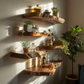 Floating Wood Shelf Display Shelf, solid wood, built to order