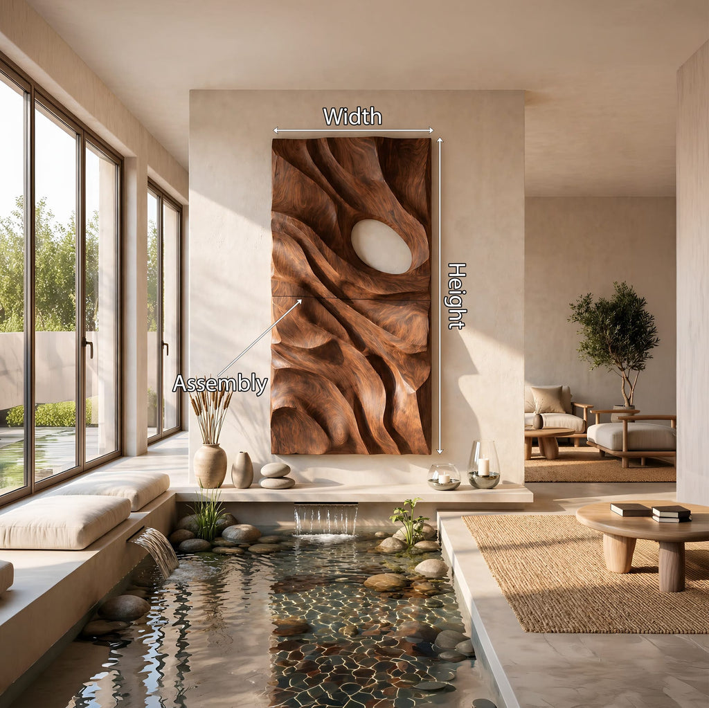 Organic Abstract Relief Wall Art