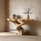 Sculptural Artistic Console Table