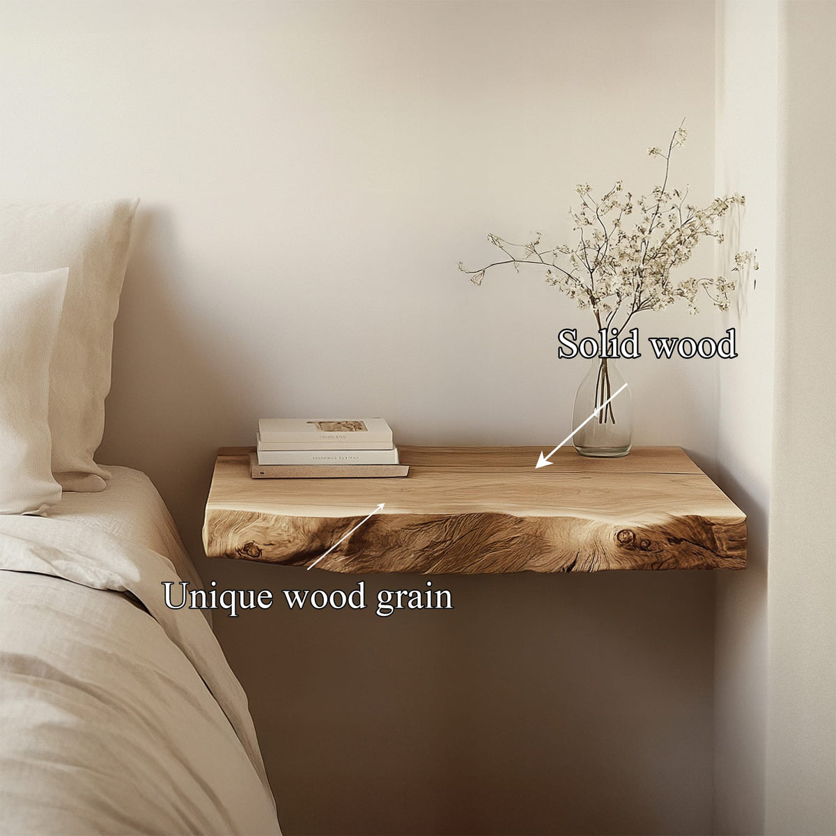 Floating Small Nightstand
