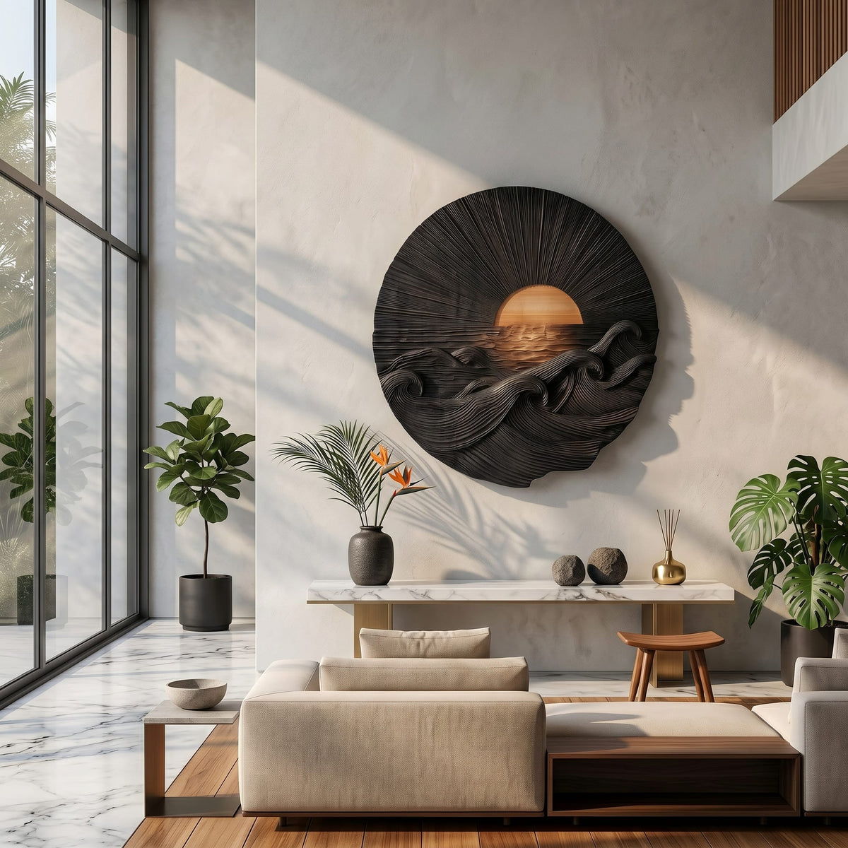 Organic Sunrise Wall Art