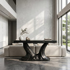 Sculptural Double Console Table