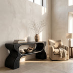 Architectural Curved Console Table