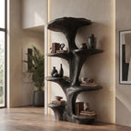 Sculptural Mushroom Floating Bookshelf
