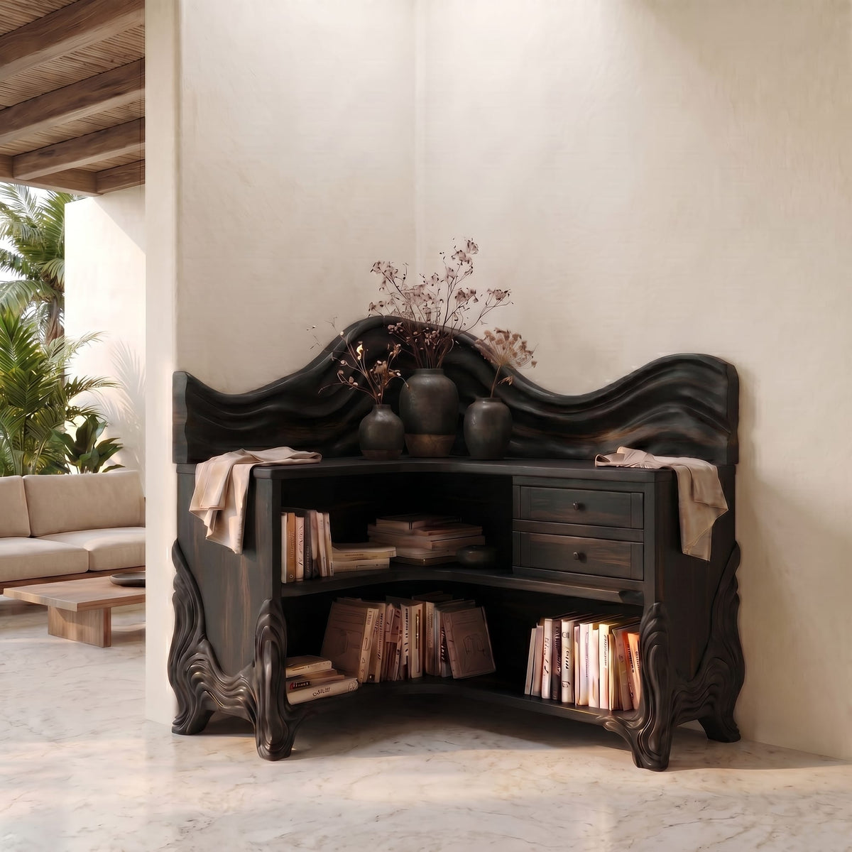 Wave Open Bookshelf