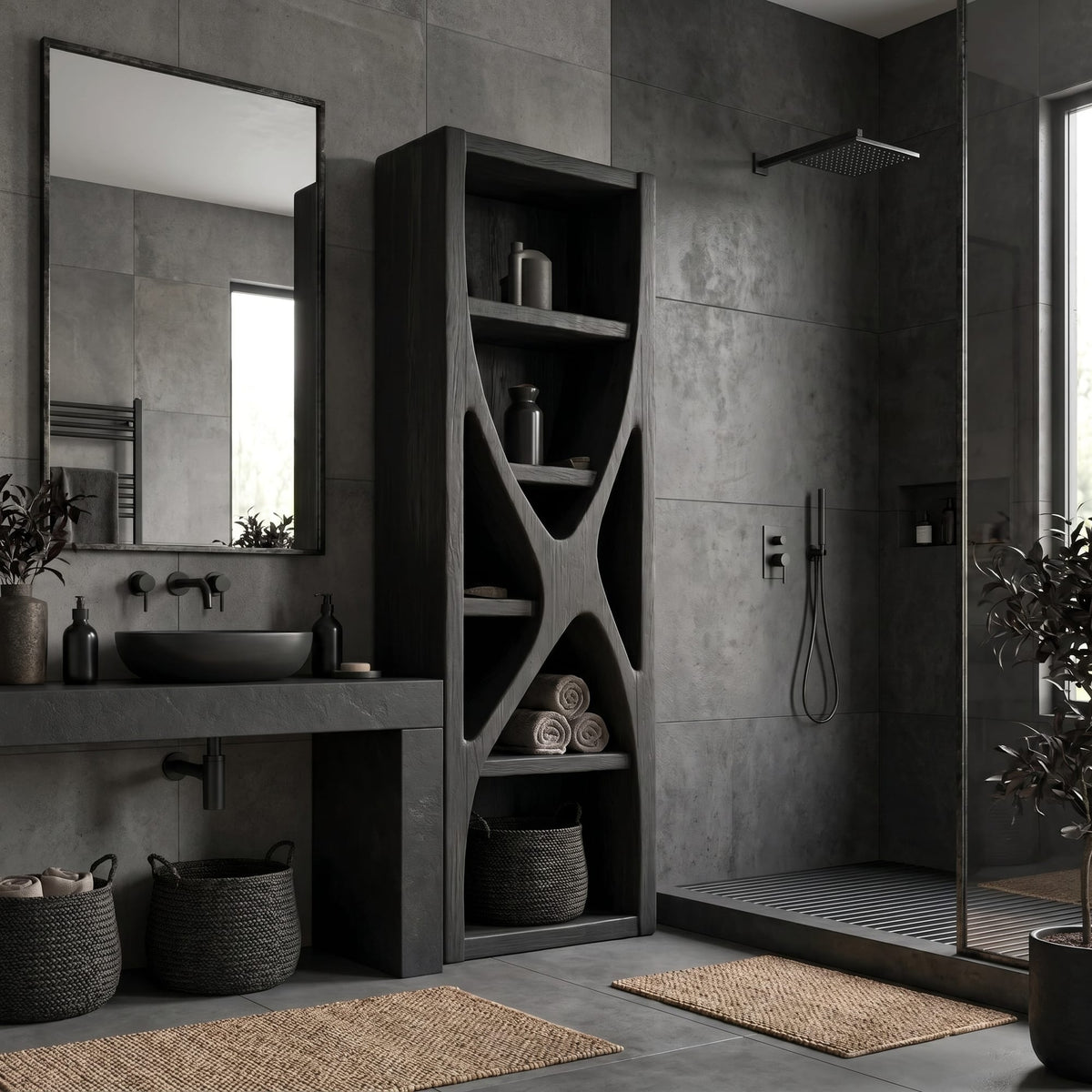 Storage Structure Bath Shelf