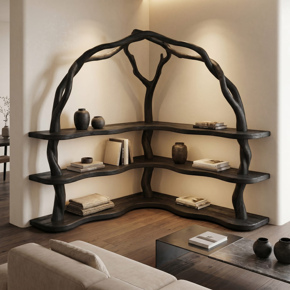 Organic Frame Bookshelf