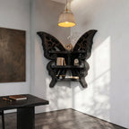 Sculptural Butterfly Floating Shelf