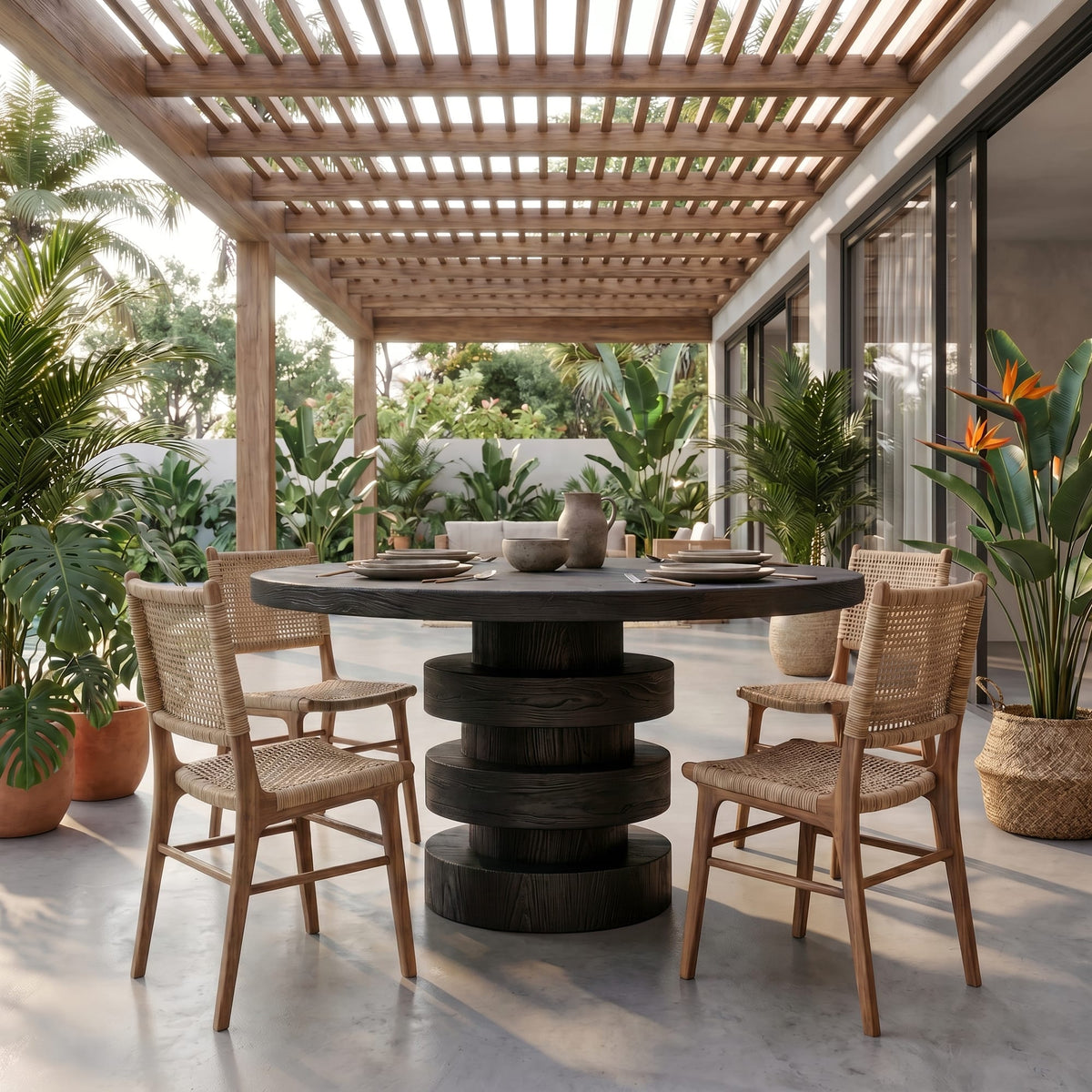 Minimal Round Dining Table