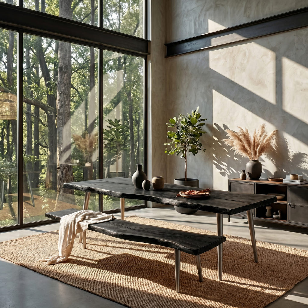 Trestle Solid Dining Table