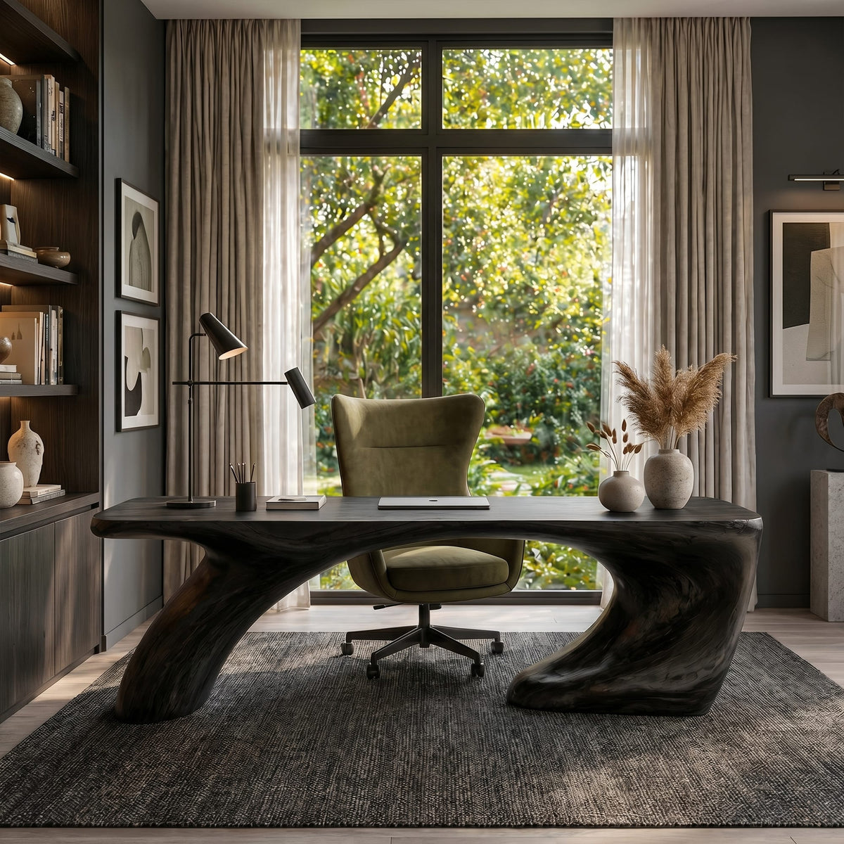 Curved Sculptural Desk