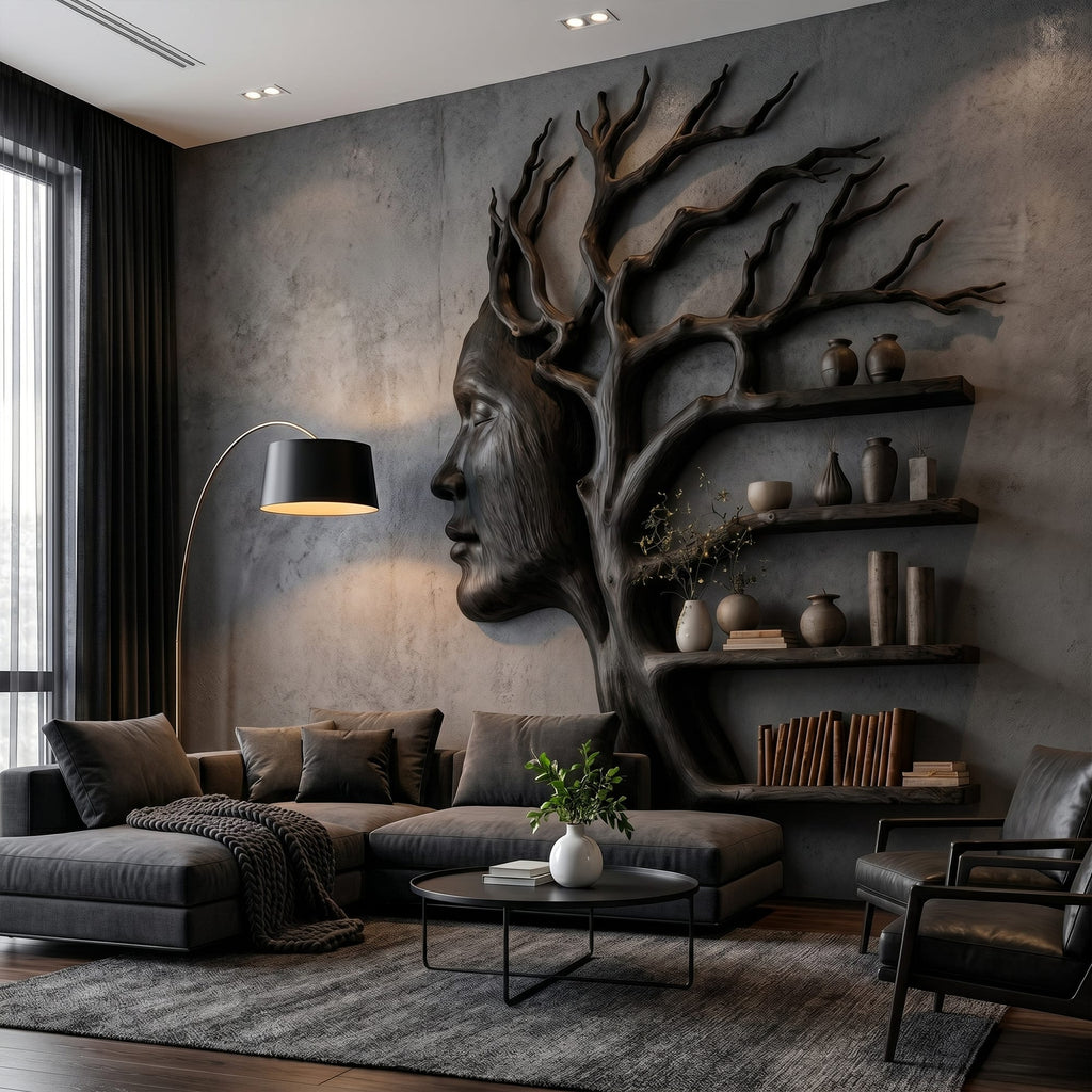 Fantasy Sculptural Tree Bookshelf