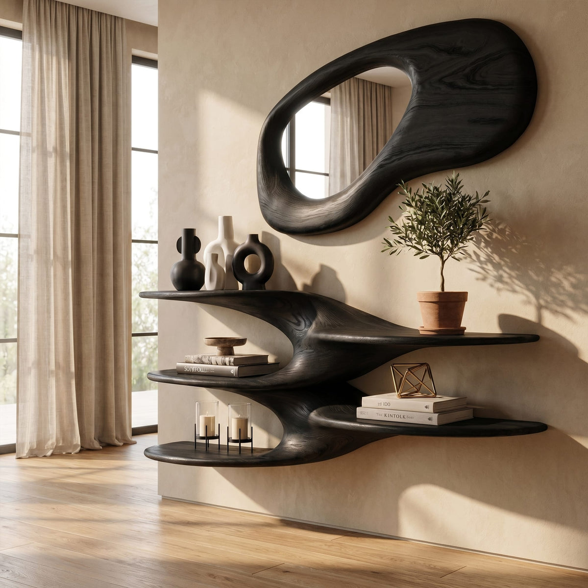 Wave Display Wall Shelf