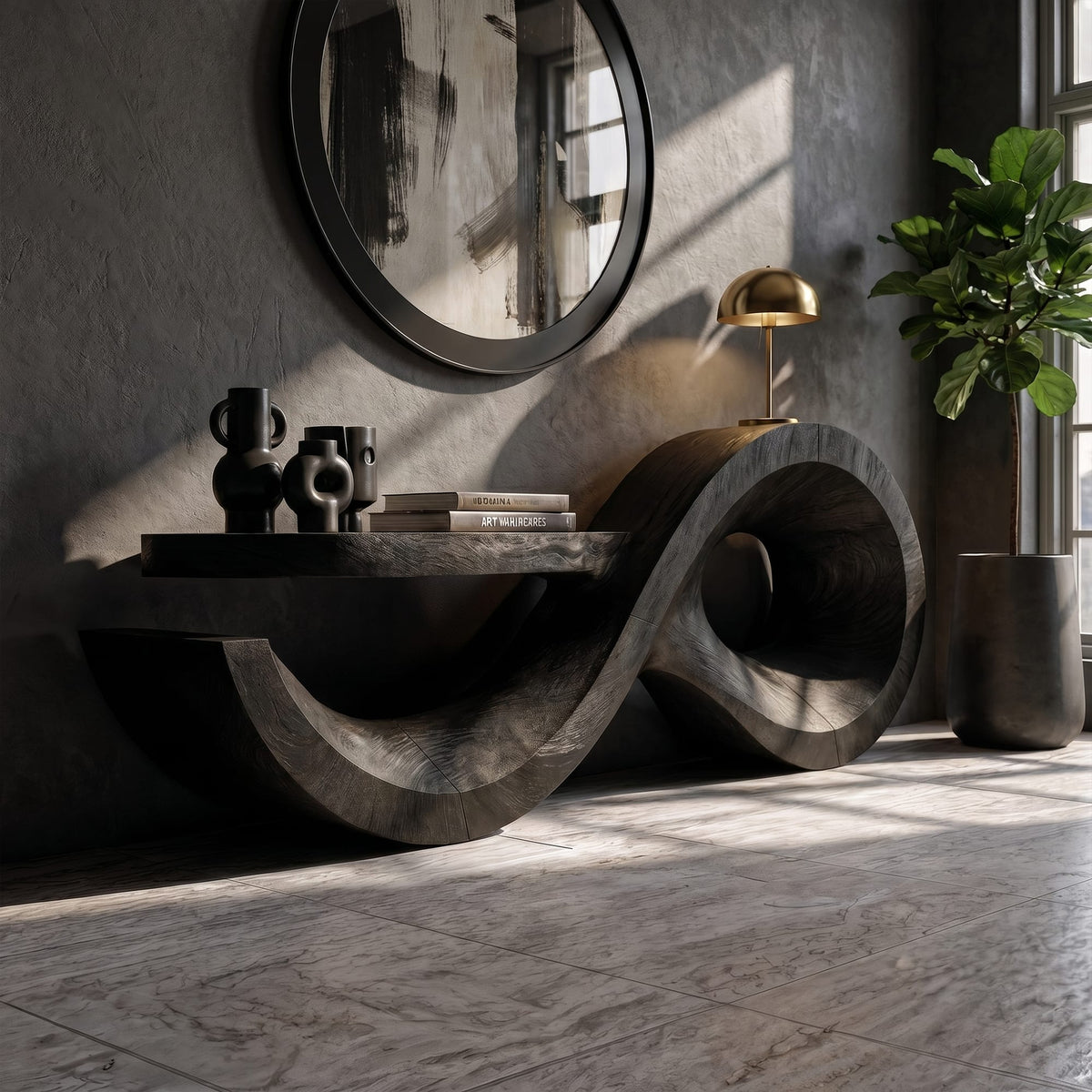 Wave Sofa Console Table