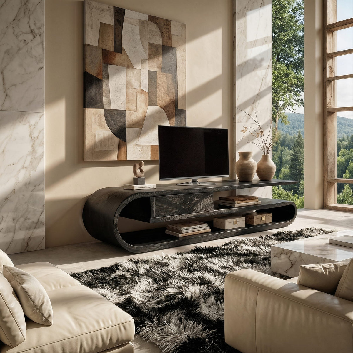 Contemporary Entertainment TV Cabinet