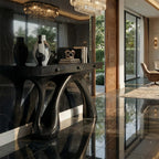Sculptural Sofa Console Table