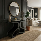 Curved Credenza Console Table