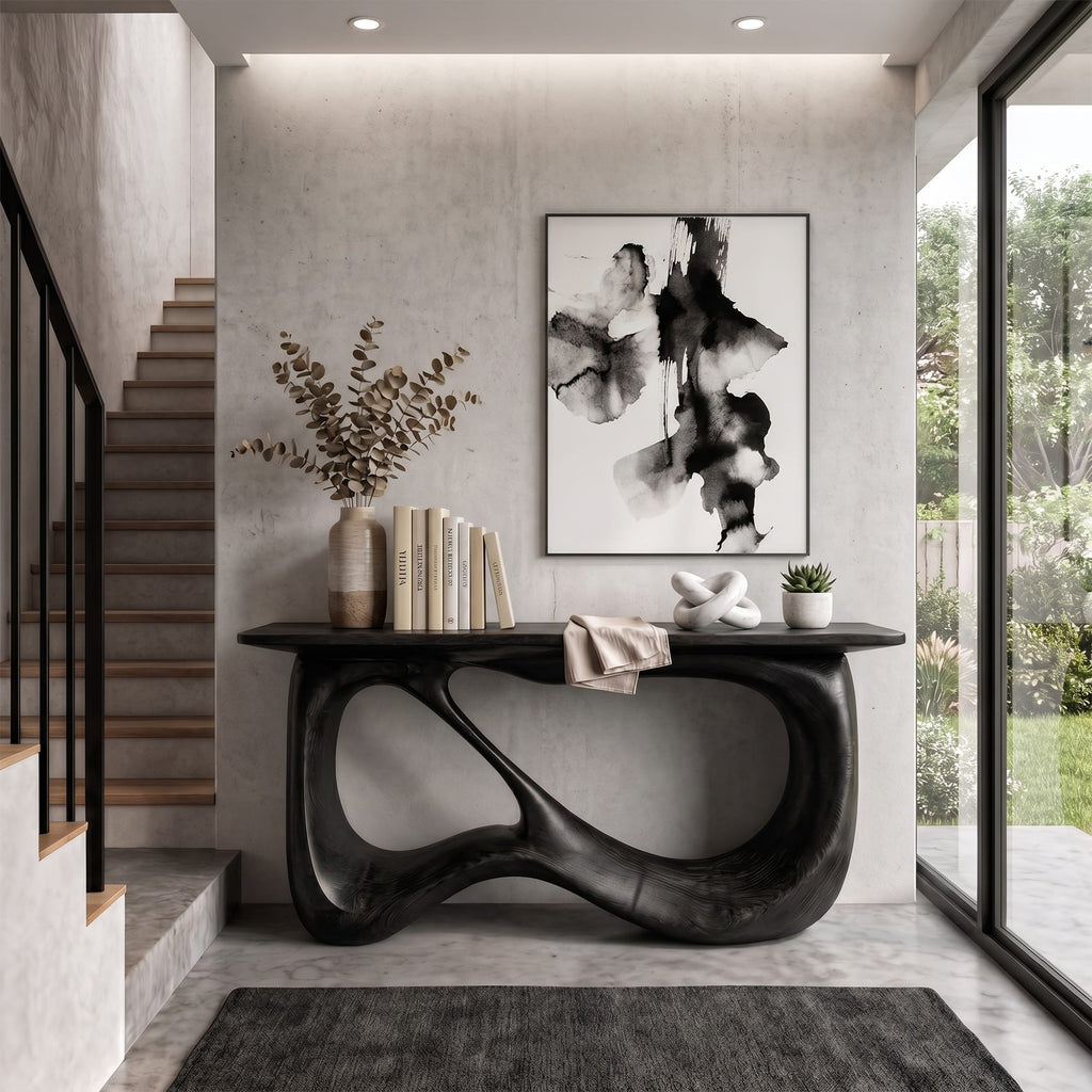 Minimal Loop Console Table