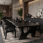 Sculptural Curved Kitchen Dining Table