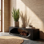 Built-in Storage Solid Wall Shelf