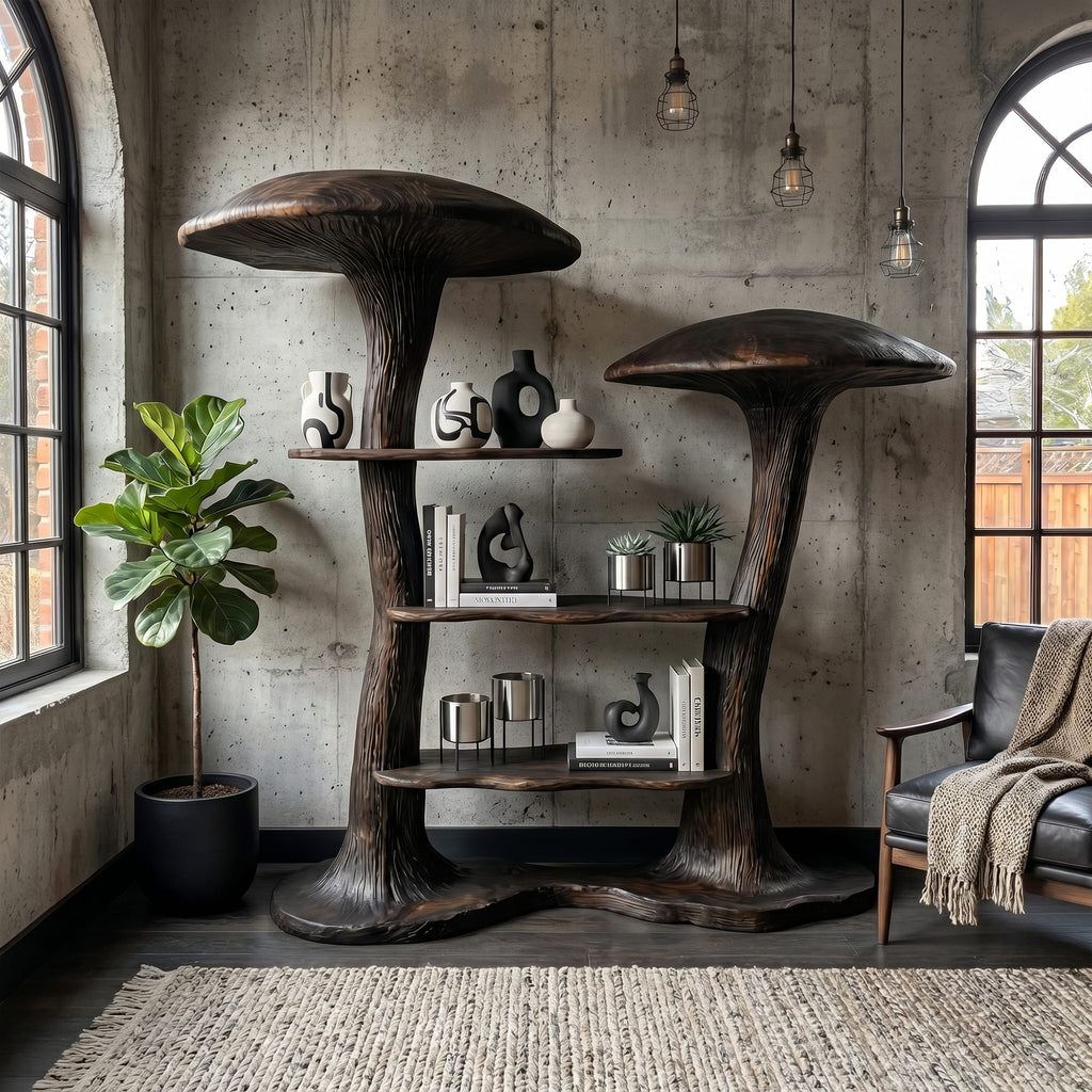 Mushroom Sculptural Bookshelf