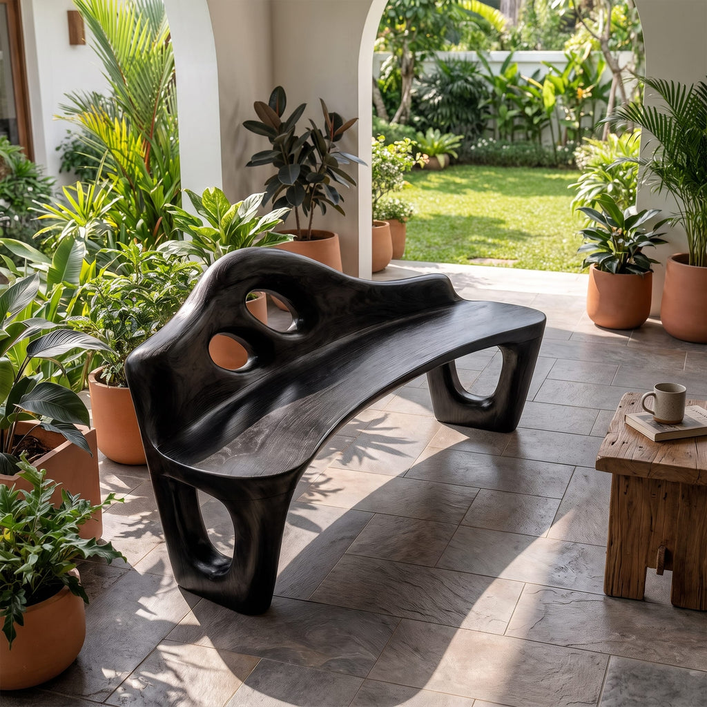 Sculptural Freeform Bench