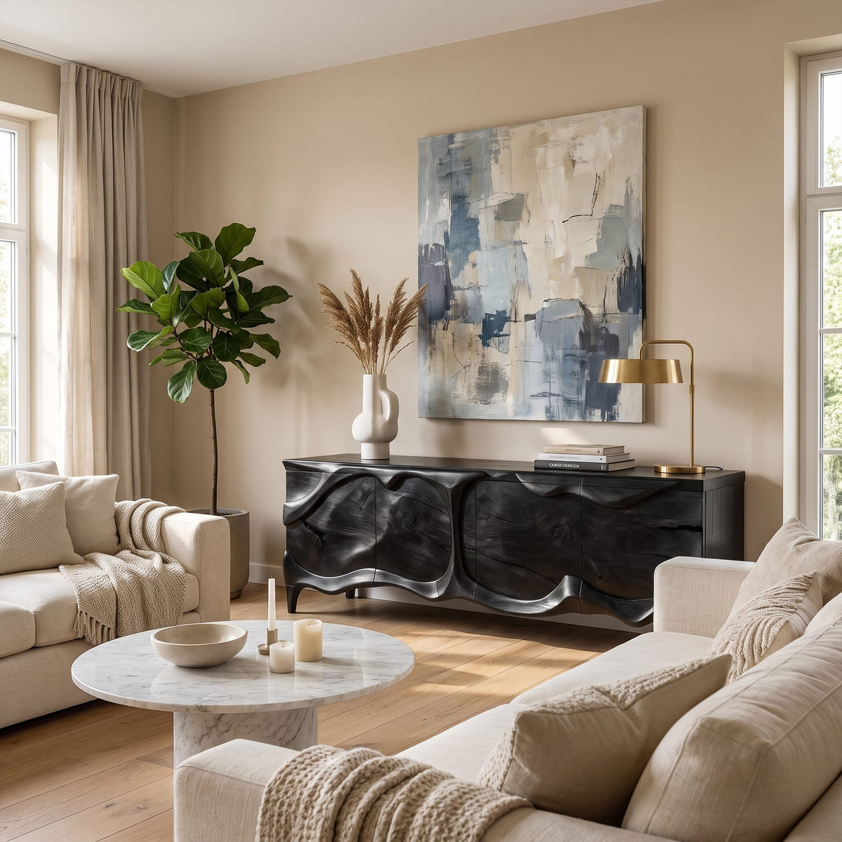 Sculptural Sideboard