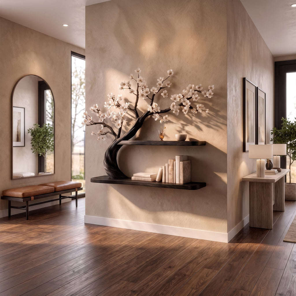 Shelf Wall Mounted Tree Bookshelf