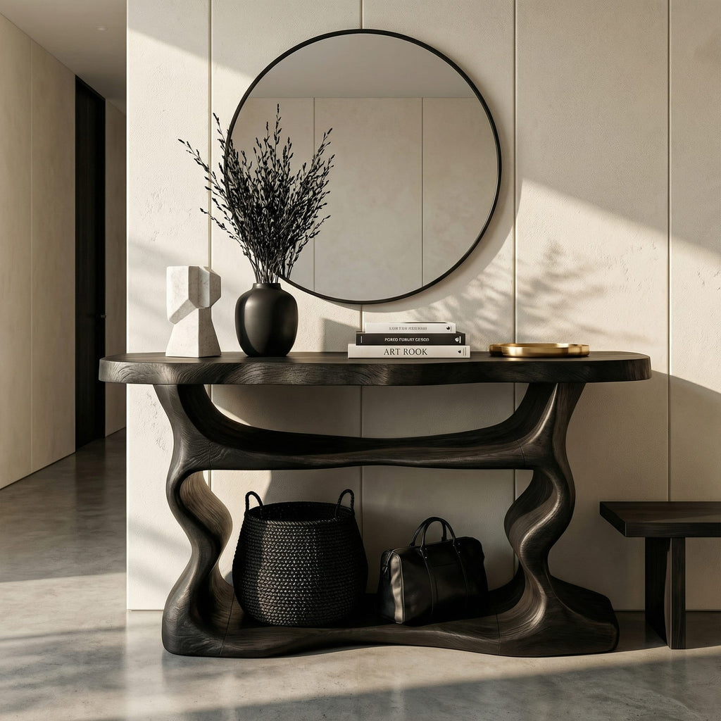 Scandinavian Mid Century Console Table