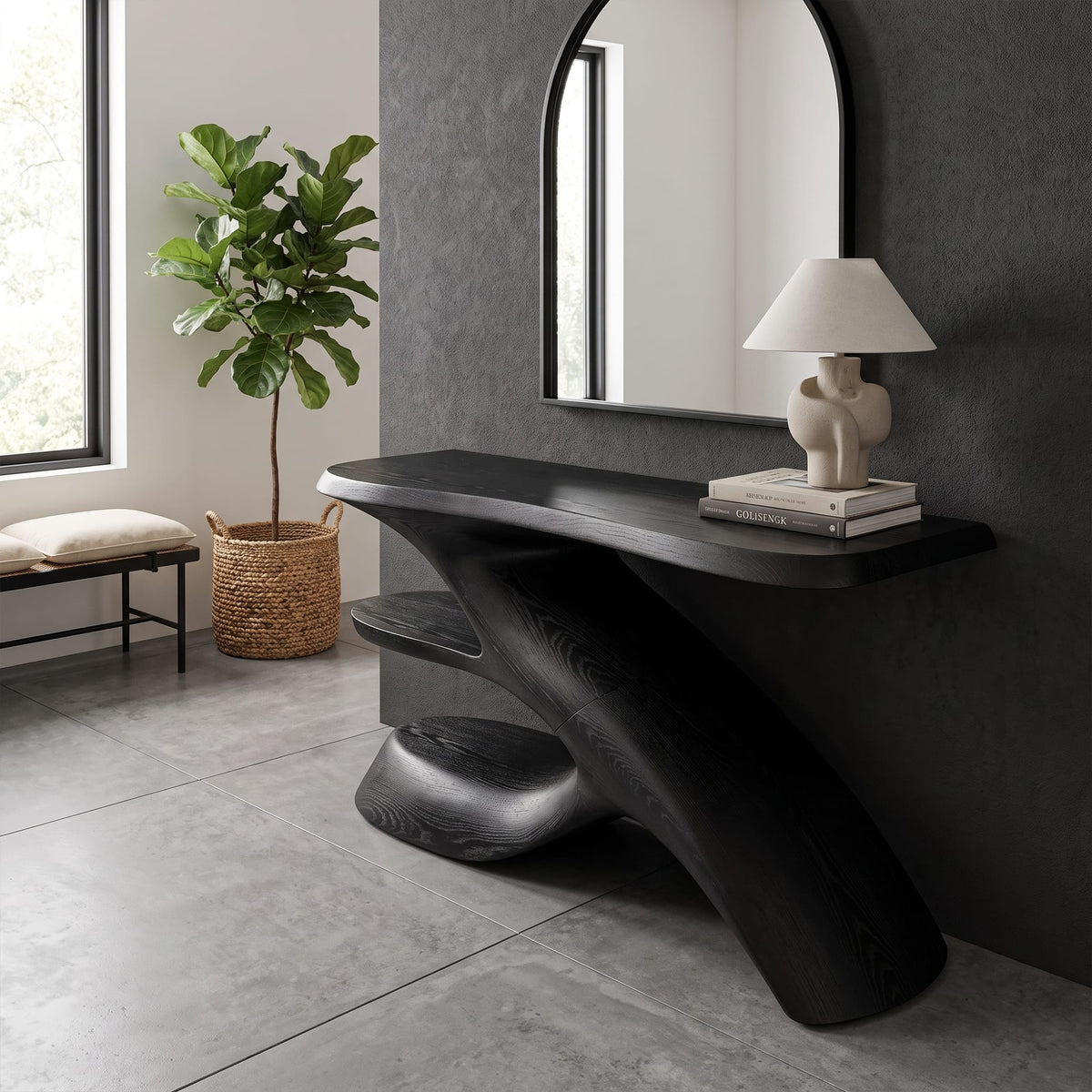 Solid Console Table